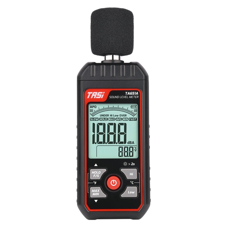 Dispositivo di decibel del tester del rumore domestico, TASI TA651A, TASI TA651B Dispositivo di decibel del tester del rumore domestico, TASI TA651A, TASI TA651B